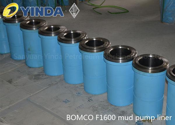 El trazador de líneas triple de la bomba de fango de Bomco F1600, API-7K certificó la fábrica, contenido 26-28%, dureza del cromo de HRC mayor de 60