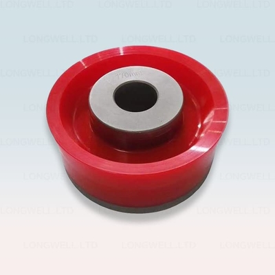 Pistón de bomba de barro de uretano unido